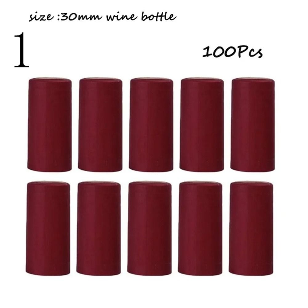 Shrink Wrap Pvc - 100Pcs PVC Wine Heat Shrinkable Cap