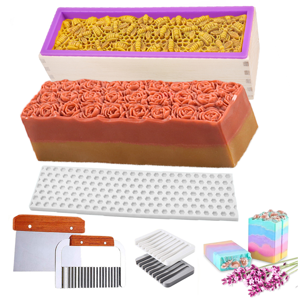 Soap Making Book - 1.2L Wooden Box Soap Mold Making