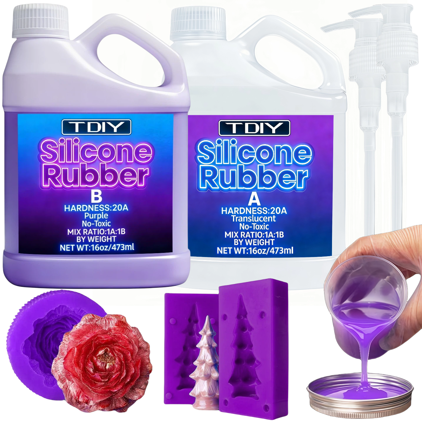 Soap Making Liquid - Liquid Silicone Rubber Kit - High-Performance,