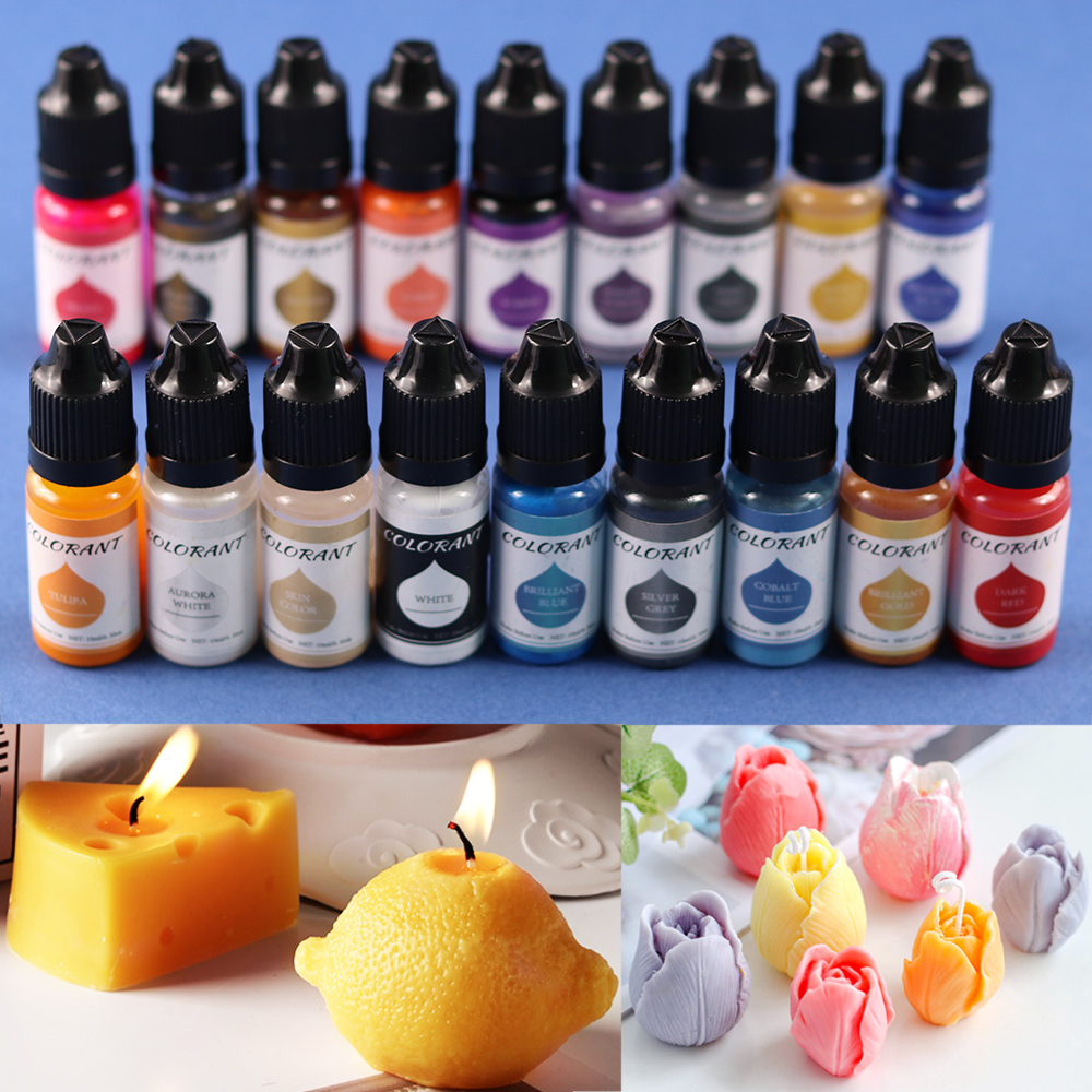 Soap Making Liquid - 24 Color 10ml Candle Soap Pigment