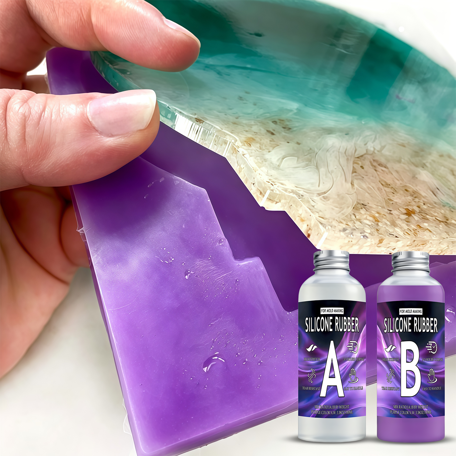 Platinum-cured liquid silicone - Soap Making Liquid avaliação e preço