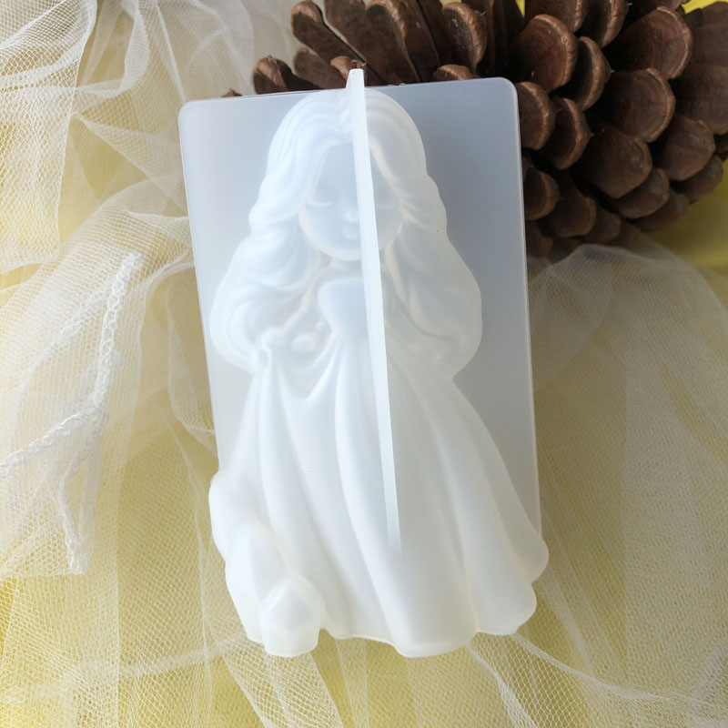 3D Cute Princess Silicone Cand - Soap Making Gloves avaliação e preço