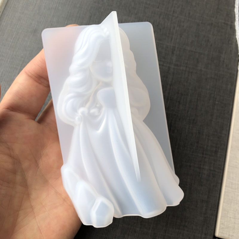 3D Cute Princess Silicone Cand - Soap Making Gloves avaliação e preço