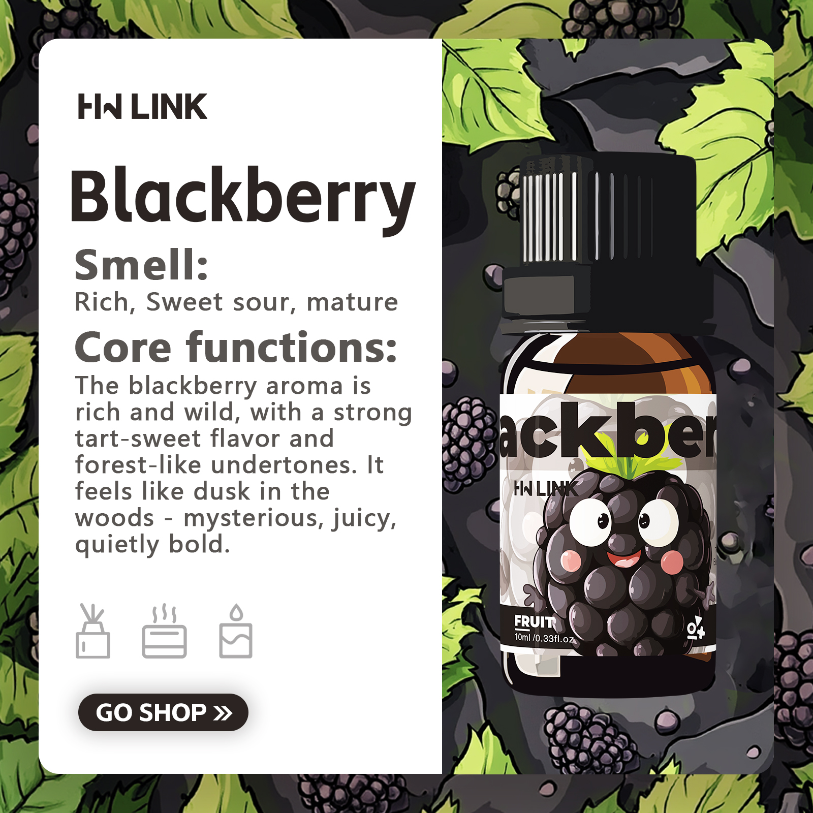 Blackberry Essential Oil Black - Soap Making Fragrance Oil avaliação e preço