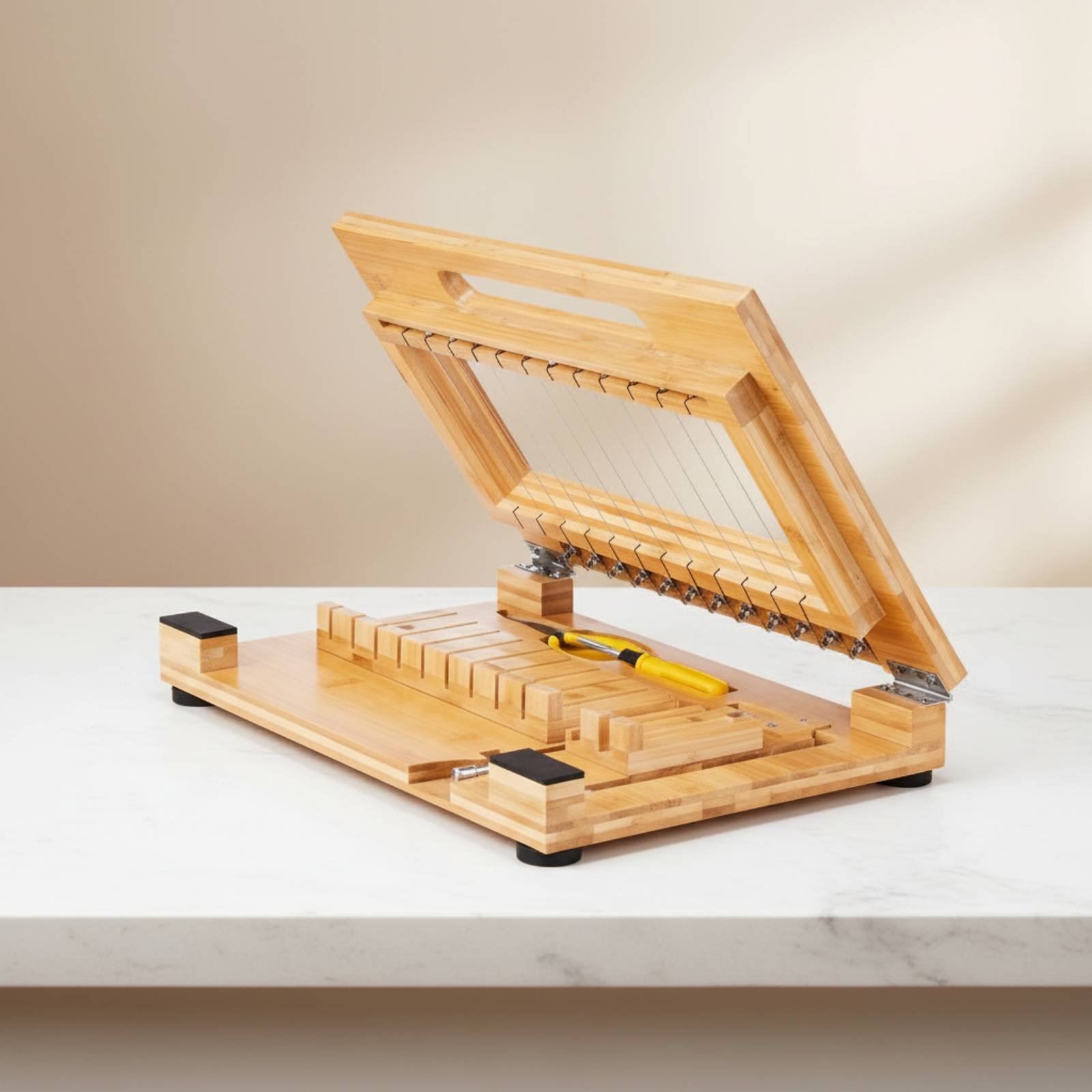 Bamboo Soap Cutter 2-in-1 Desi - Soap Making Home avaliação e preço