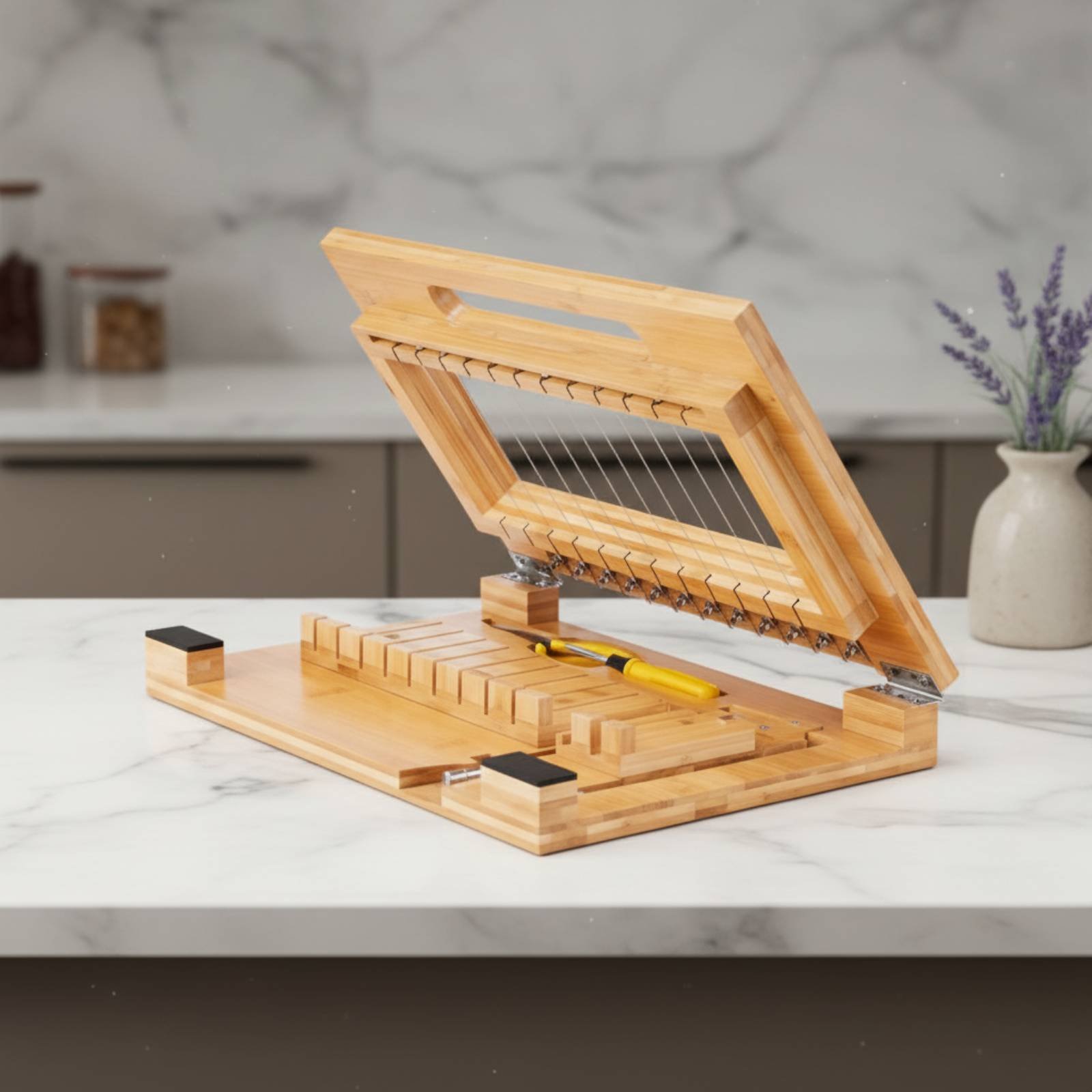 Bamboo Soap Cutter 2-in-1 Desi - Soap Making Home avaliação e preço