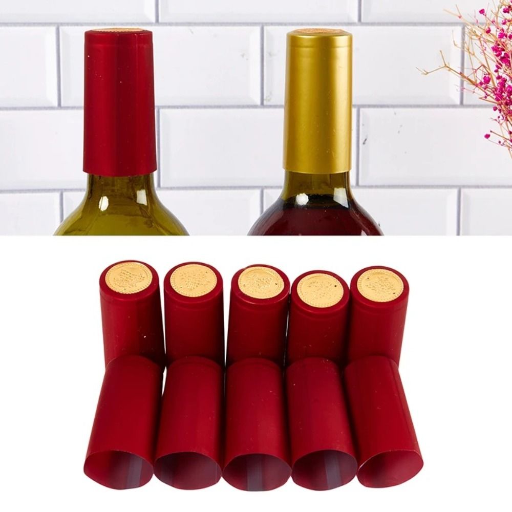 100Pcs PVC Wine Heat Shrinkabl - Shrink Wrap Pvc avaliação e preço