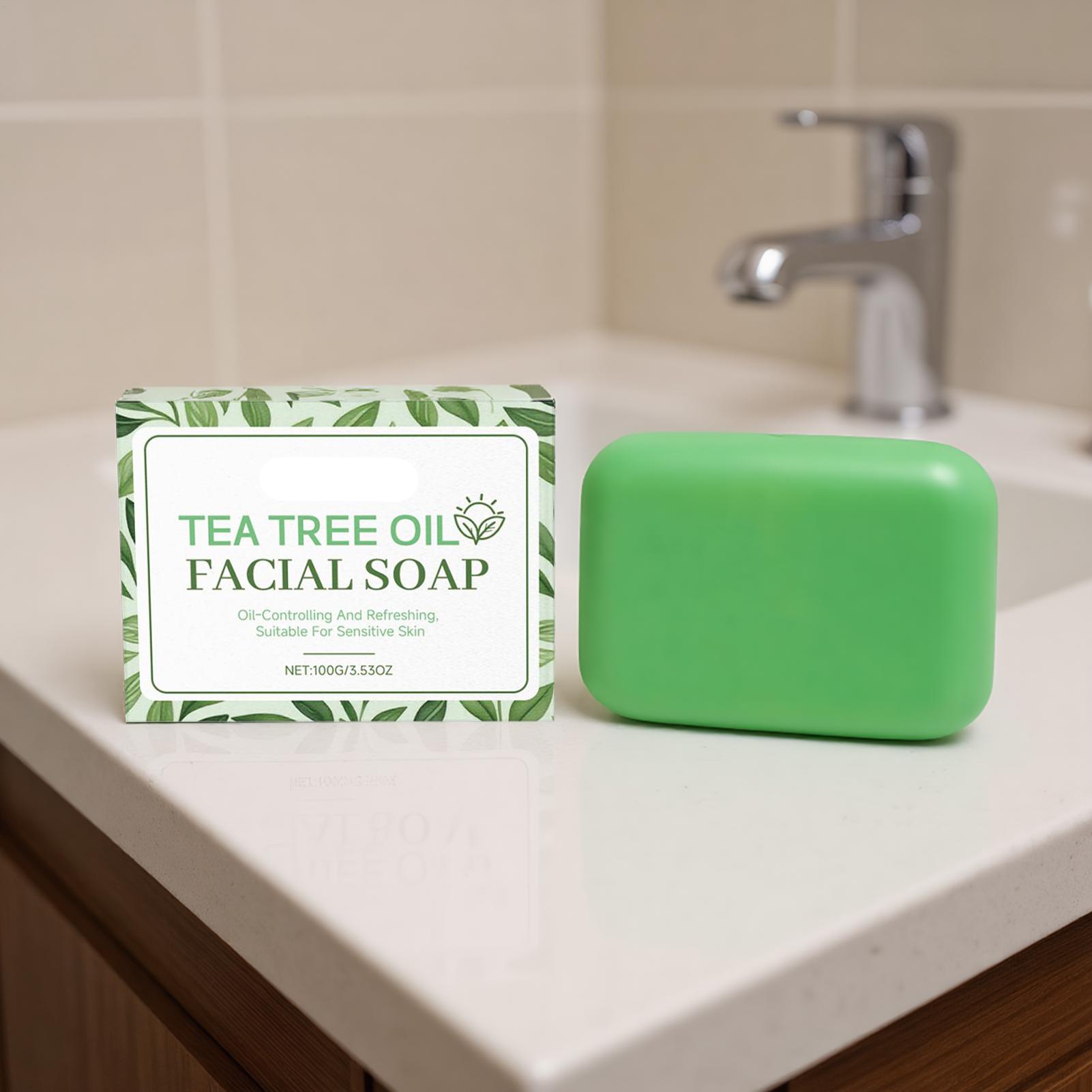 1pc Tea Tree Soap for Face Bod - Soap Making Fragrance Oil avaliação e preço