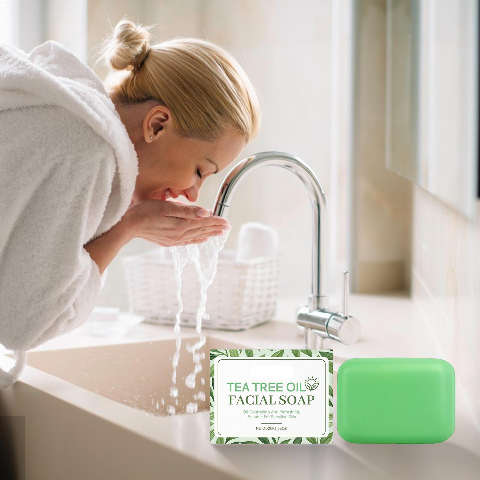 1pc Tea Tree Soap for Face Bod - Soap Making Fragrance Oil avaliação e preço