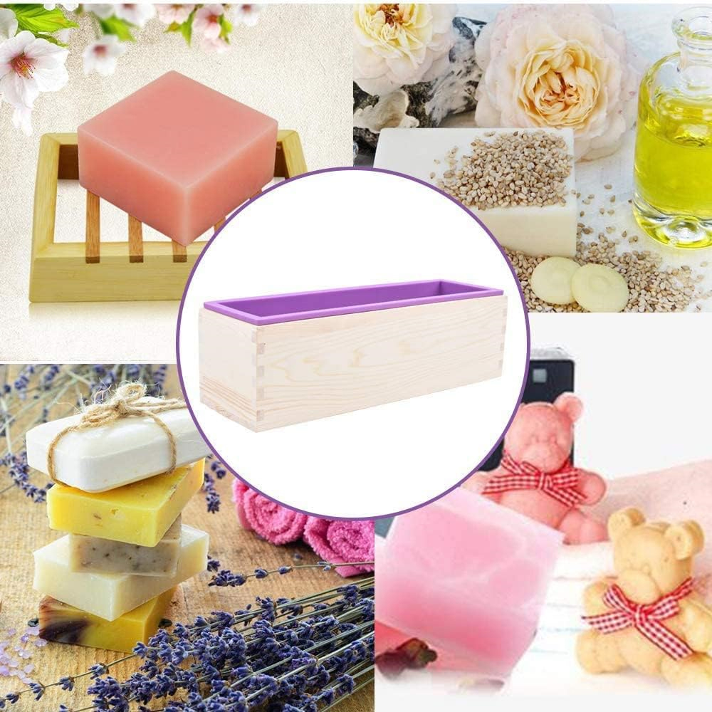 1.2L Wooden Box Soap Mold Maki - Soap Making Book avaliação e preço