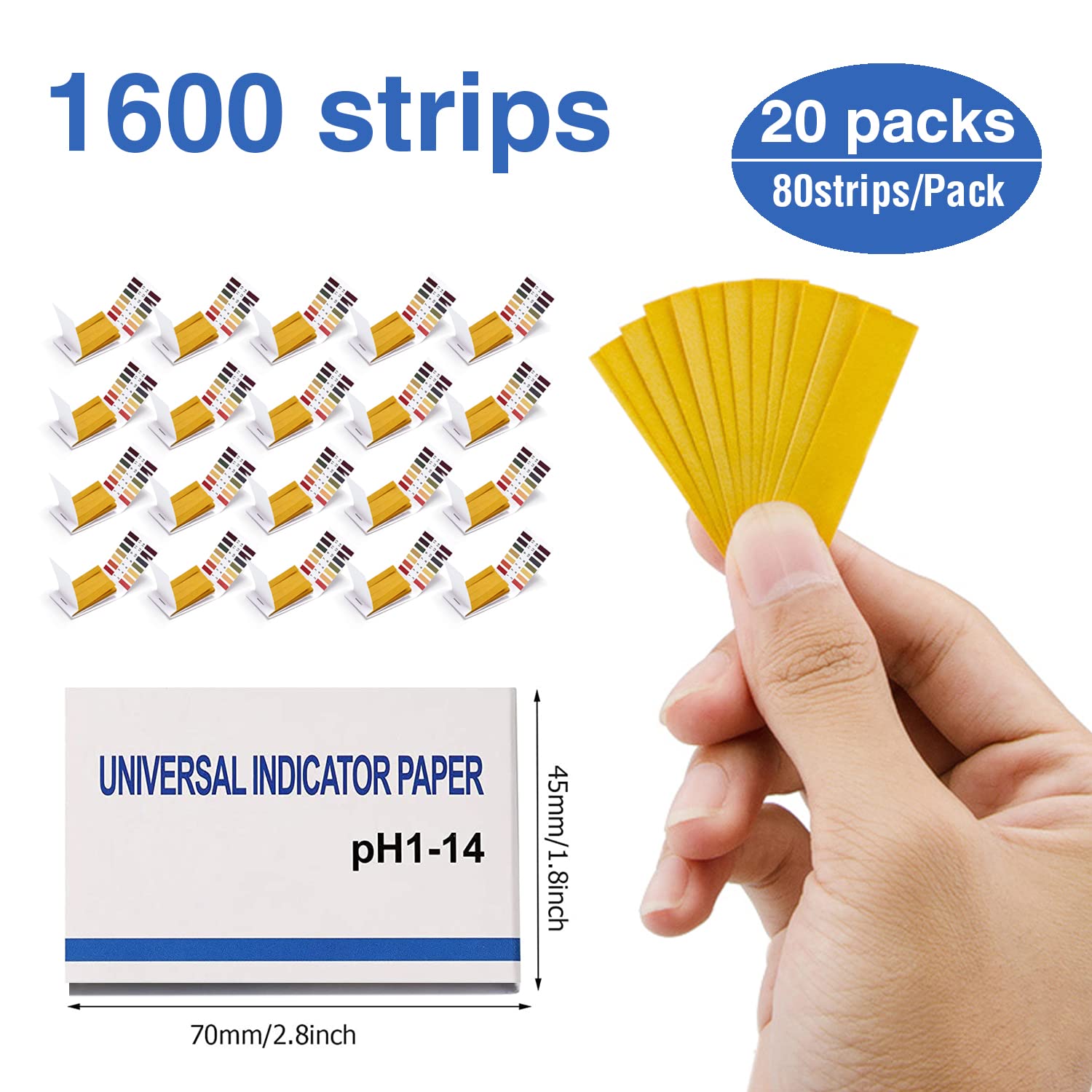 pH Test Strips 1600 Strips Ful - Soap Making Book avaliação e preço