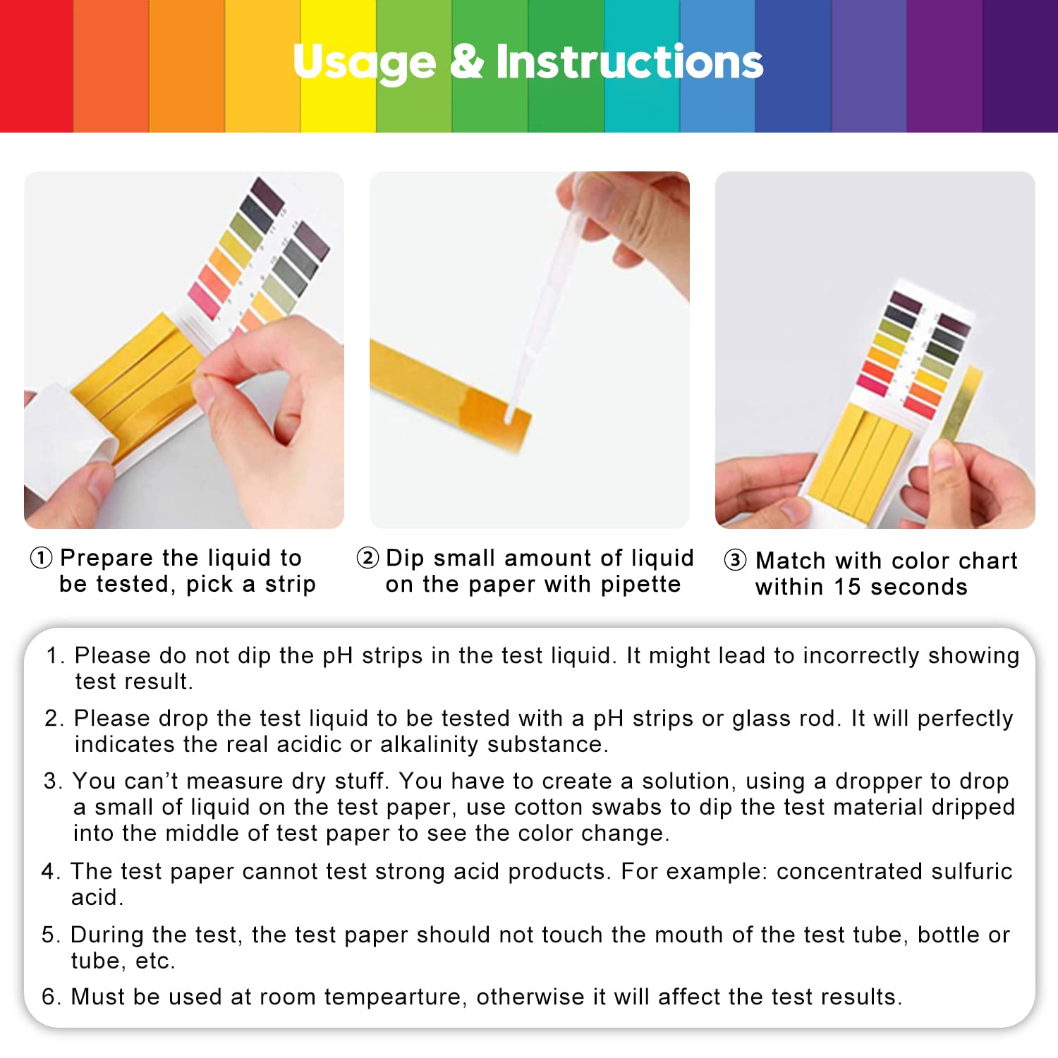pH Test Strips 1600 Strips Ful - Soap Making Book avaliação e preço