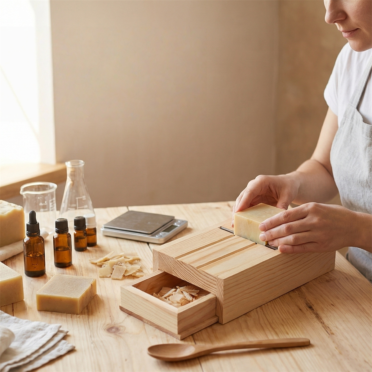 Soap Planer Cutter Drawer Box  - Soap Making Book avaliação e preço