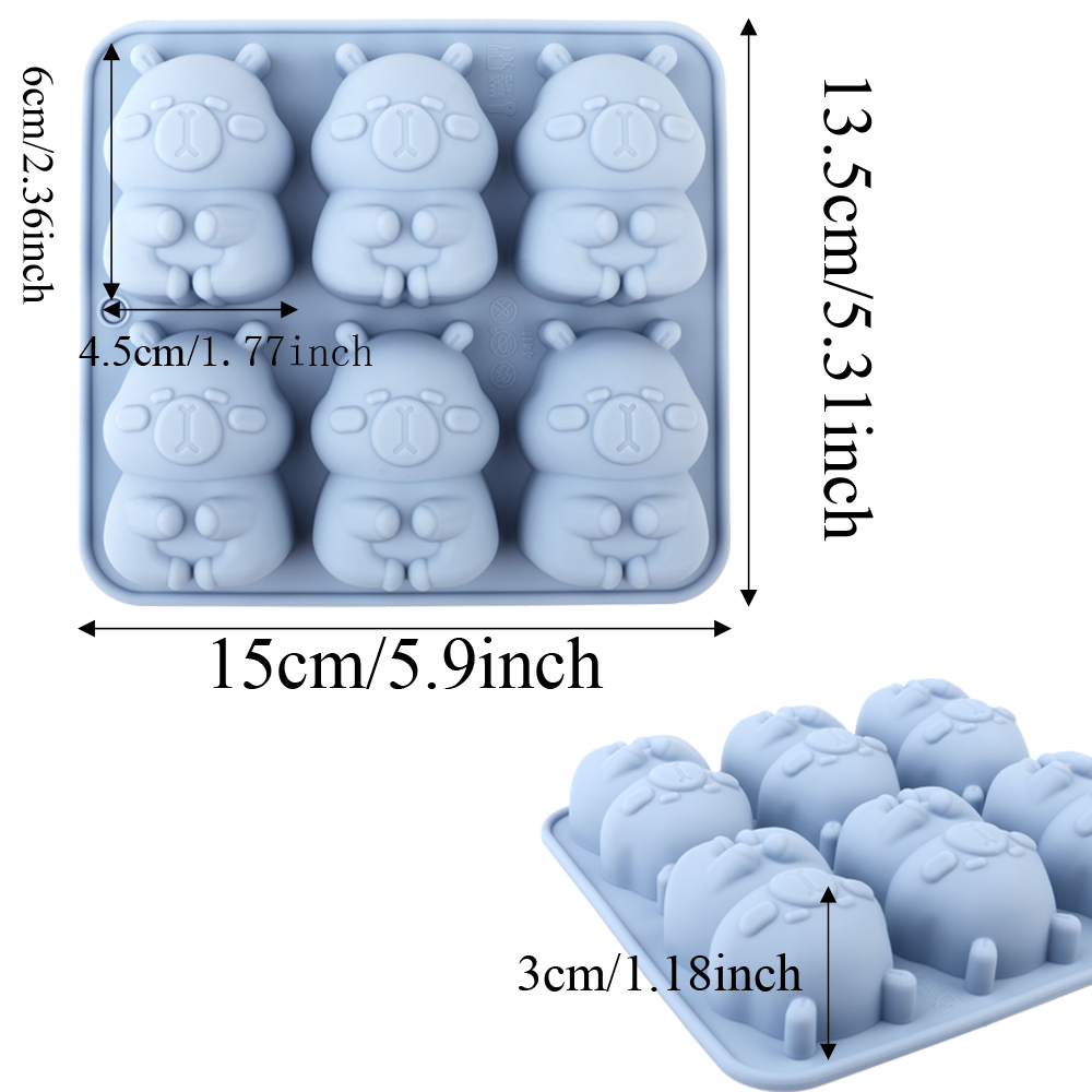 1 Silicone Cake Mold in the Sh - Soap Making Gloves avaliação e preço