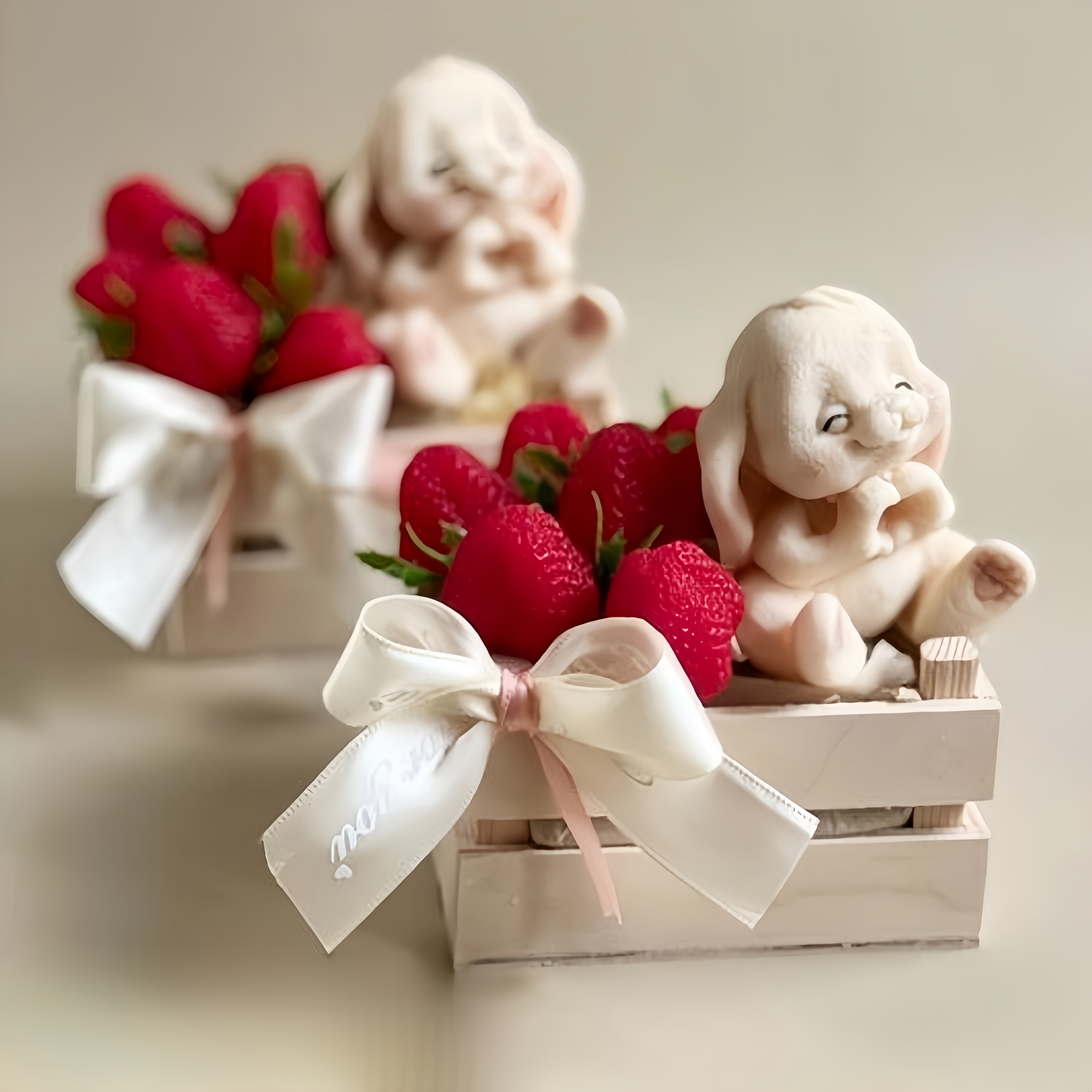 1pc Adorable Rabbit Resin Sili - Soap Making Gloves avaliação e preço