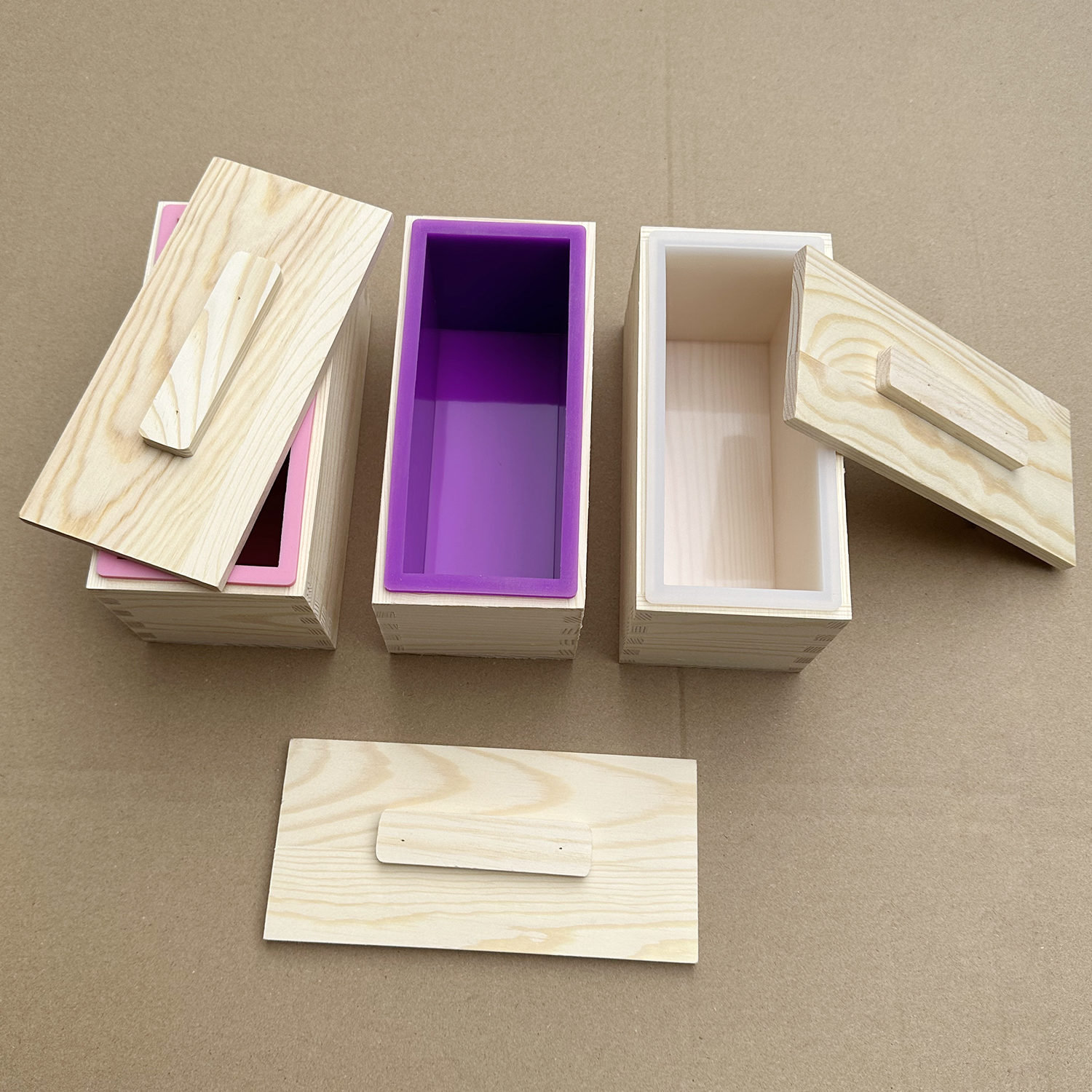 Rectangle Wooden Box Soap Mold - Soap Making Book avaliação e preço