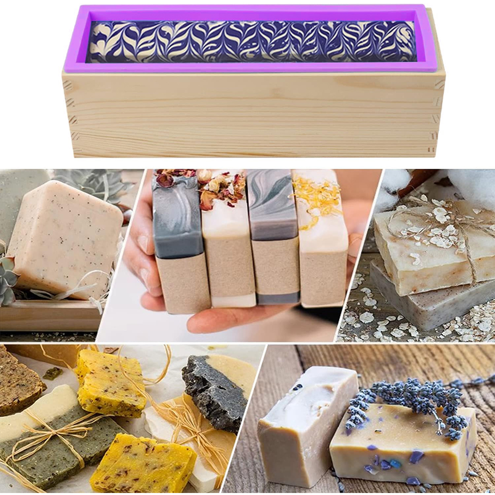 Rectangle Wooden Box Soap Mold - Soap Making Book avaliação e preço