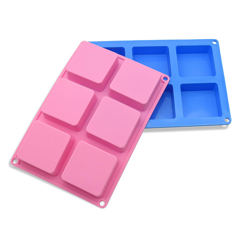Square Soap Molds 6-Cavity Non - Soap Making Gloves avaliação e preço