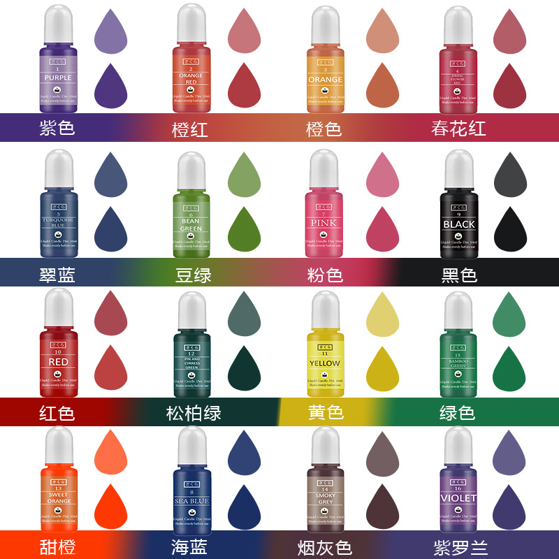 16-Color Highly Concentrated C - Soap Making Liquid avaliação e preço