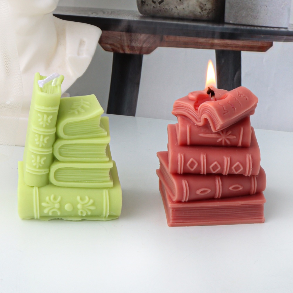 3D Books Silicone Candle Molds - Soap Making Book avaliação e preço