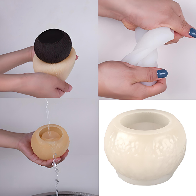 3D Simulation Coconut Silicone - Soap Making Gloves avaliação e preço