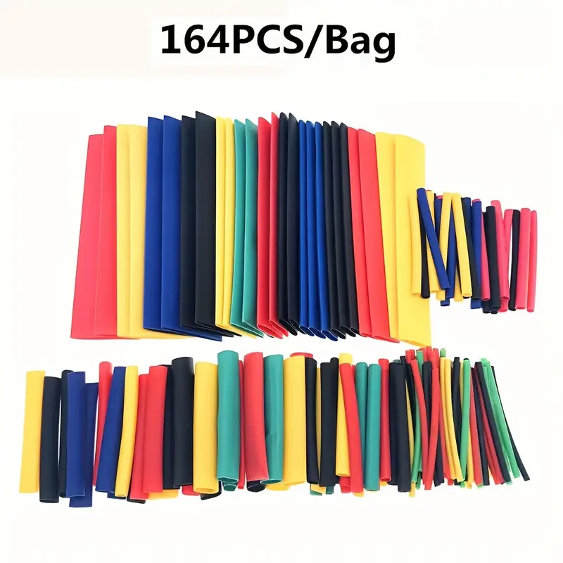 164pcs Heat-Resistant Heat Shr - Shrink Wrap Pvc avaliação e preço