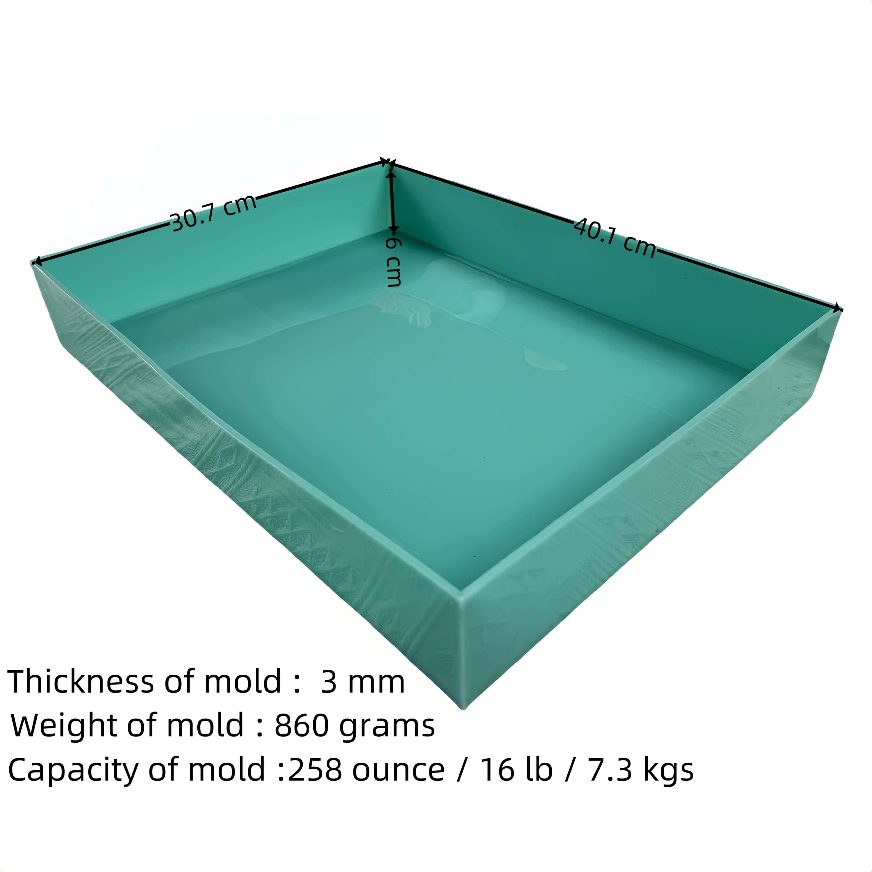 258-Ounce Silicone Slab Mold f - Soap Making Home avaliação e preço
