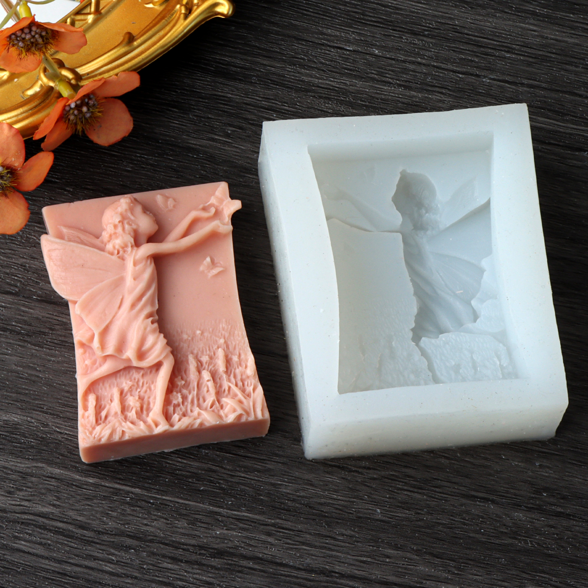 Flower Fairy Silicone Soap Mol - Soap Making Home avaliação e preço