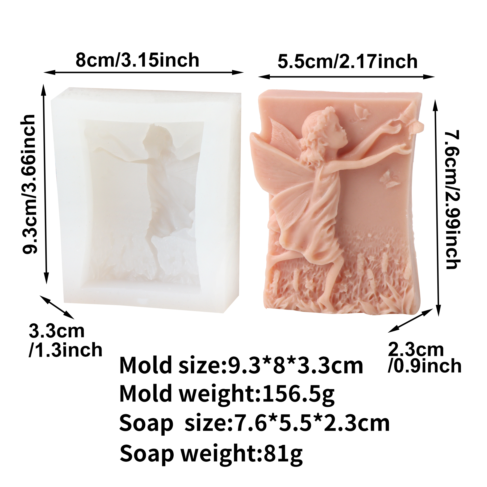Flower Fairy Silicone Soap Mol - Soap Making Home avaliação e preço