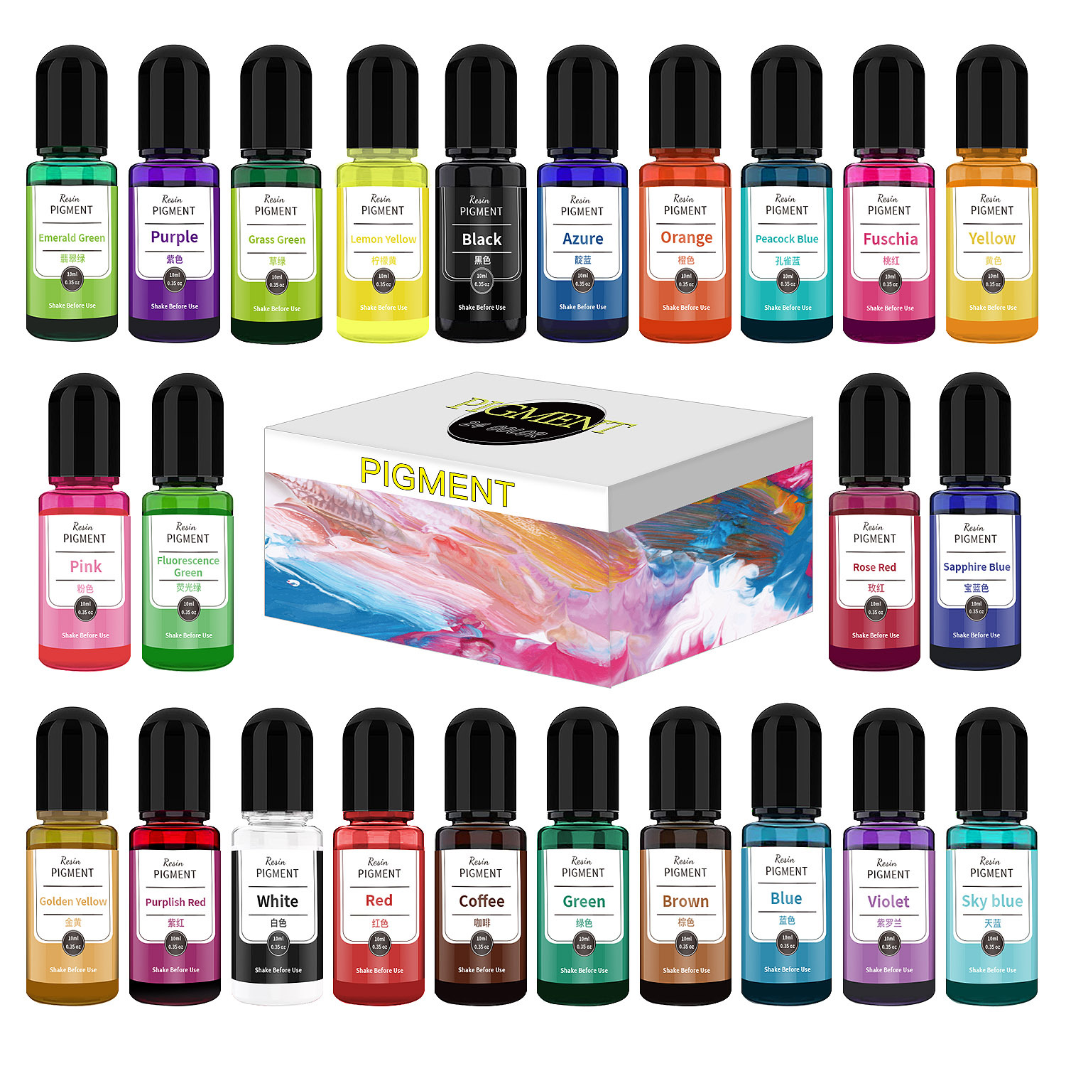 10ml/bottle Epoxy Resin Pigmen - Soap Making Liquid avaliação e preço