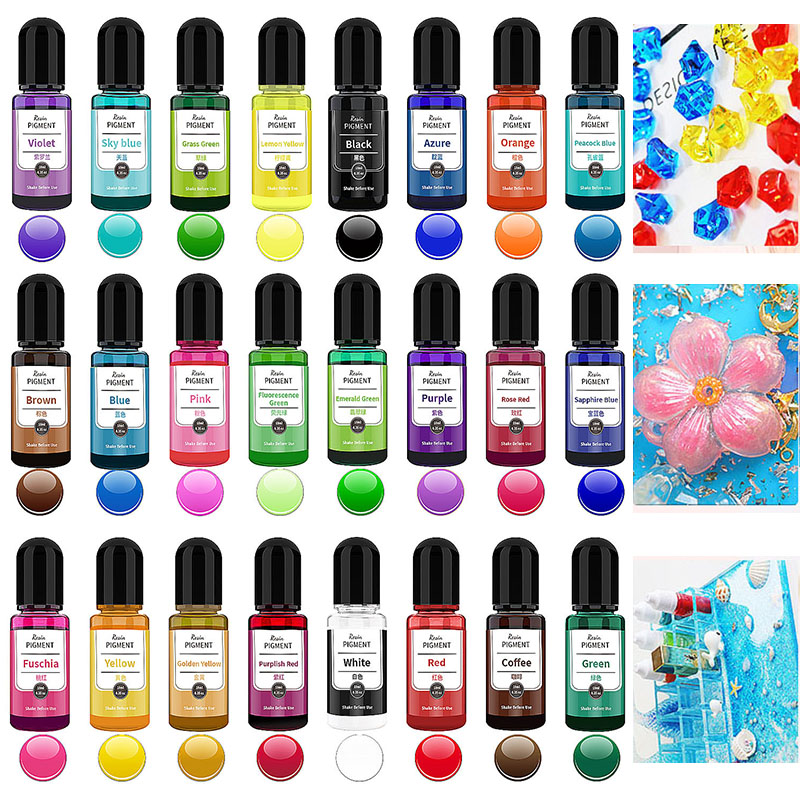 10ml/bottle Epoxy Resin Pigmen - Soap Making Liquid avaliação e preço