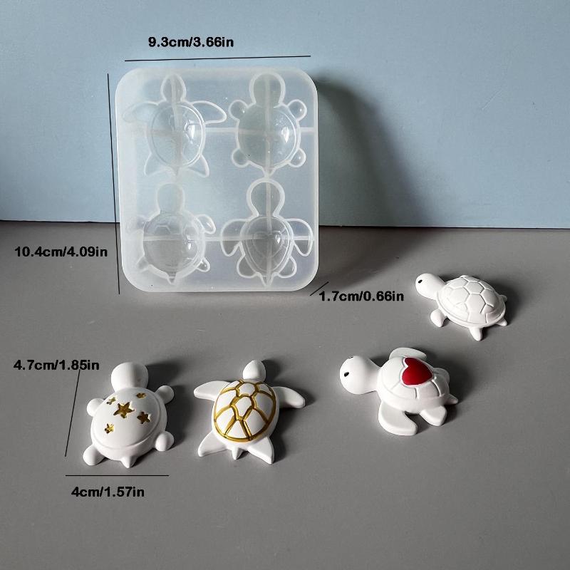 Turtle Shape Silicone Mould Se - Soap Making Gloves avaliação e preço