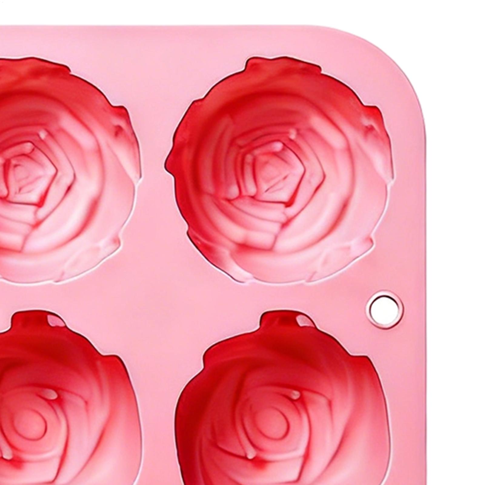 8 Holes Rose Flower Silicone M - Soap Making Home avaliação e preço