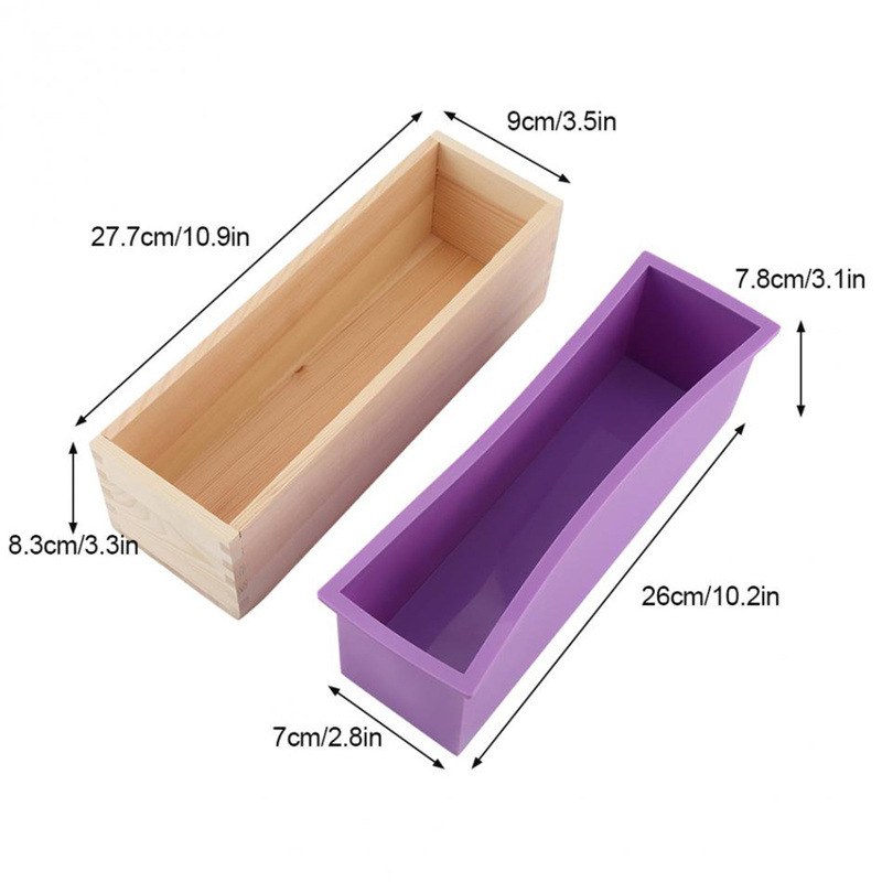 1.2L Silicone Soap Mold Flexib - Soap Making Book avaliação e preço