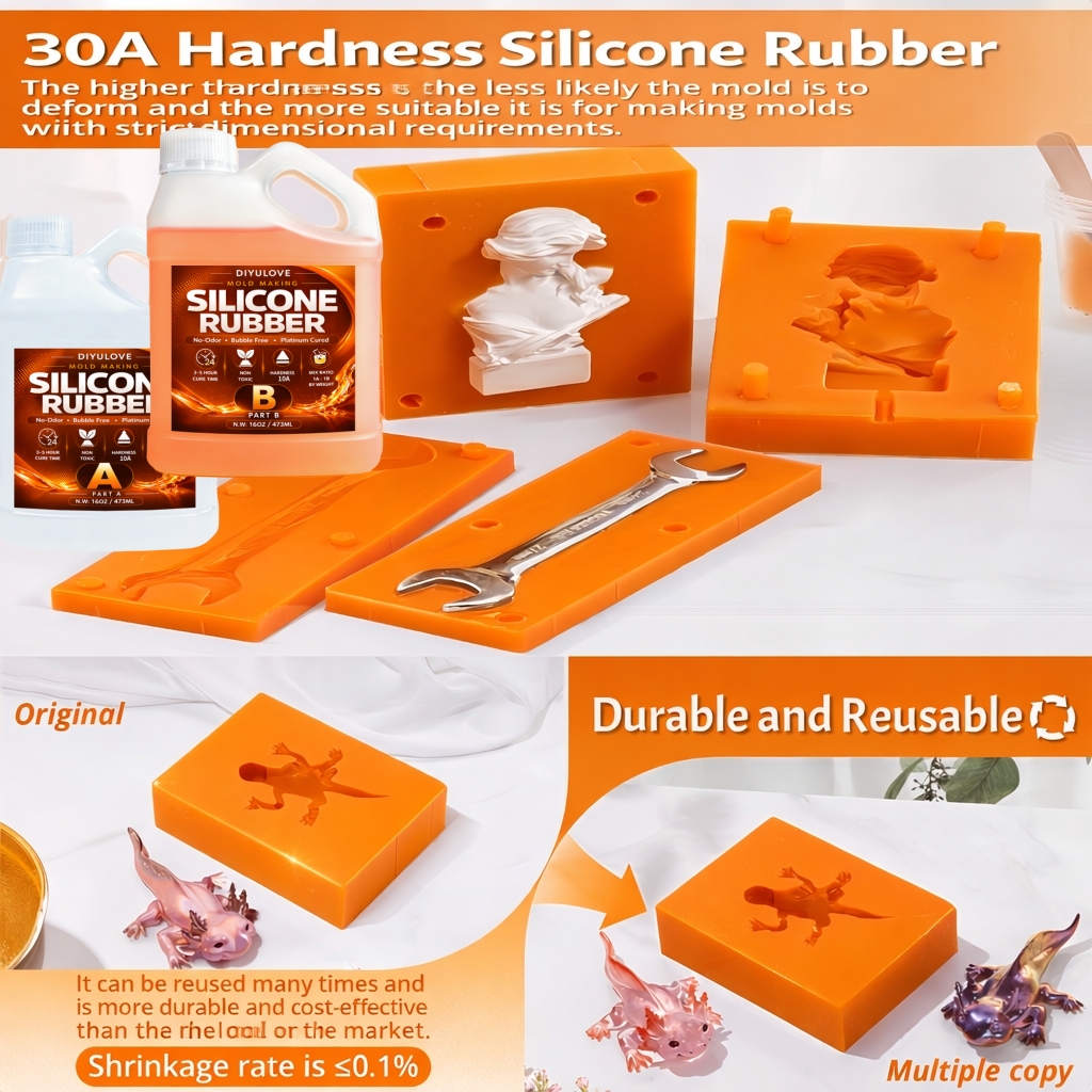 Liquid Silicone Rubber Kit,Hig - Soap Making Gloves avaliação e preço
