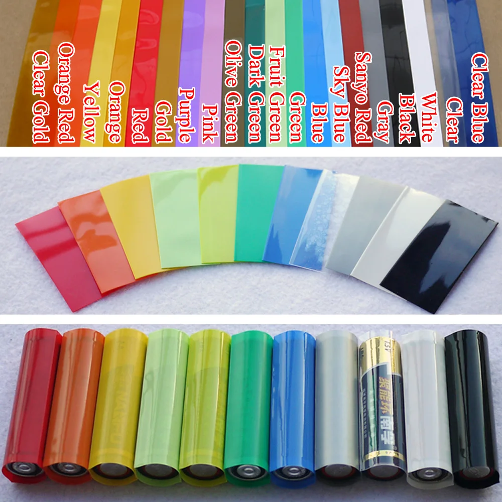 25~500pcs AA / AAA/18650/21700 - Shrink Wrap Pvc avaliação e preço