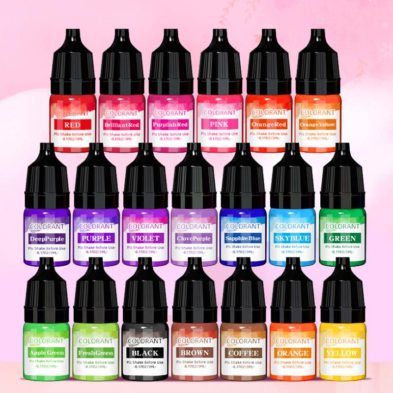 5ml/Bottle Candle Wax Pigment  - Soap Making Liquid avaliação e preço