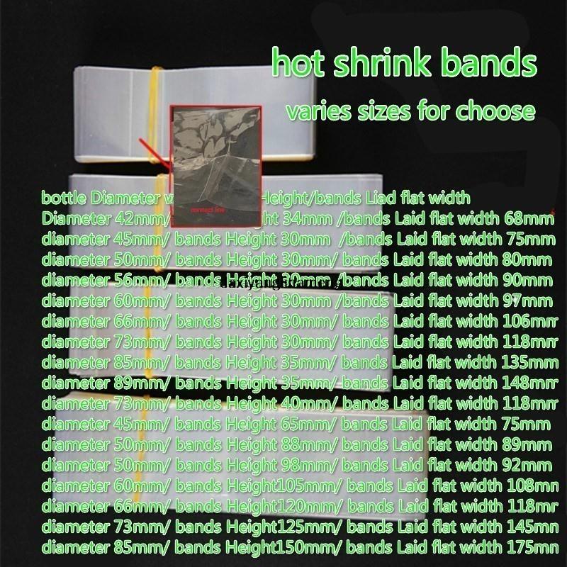 400pcs/lot PVC Hot Heat Shrink - Shrink Wrap Pvc avaliação e preço