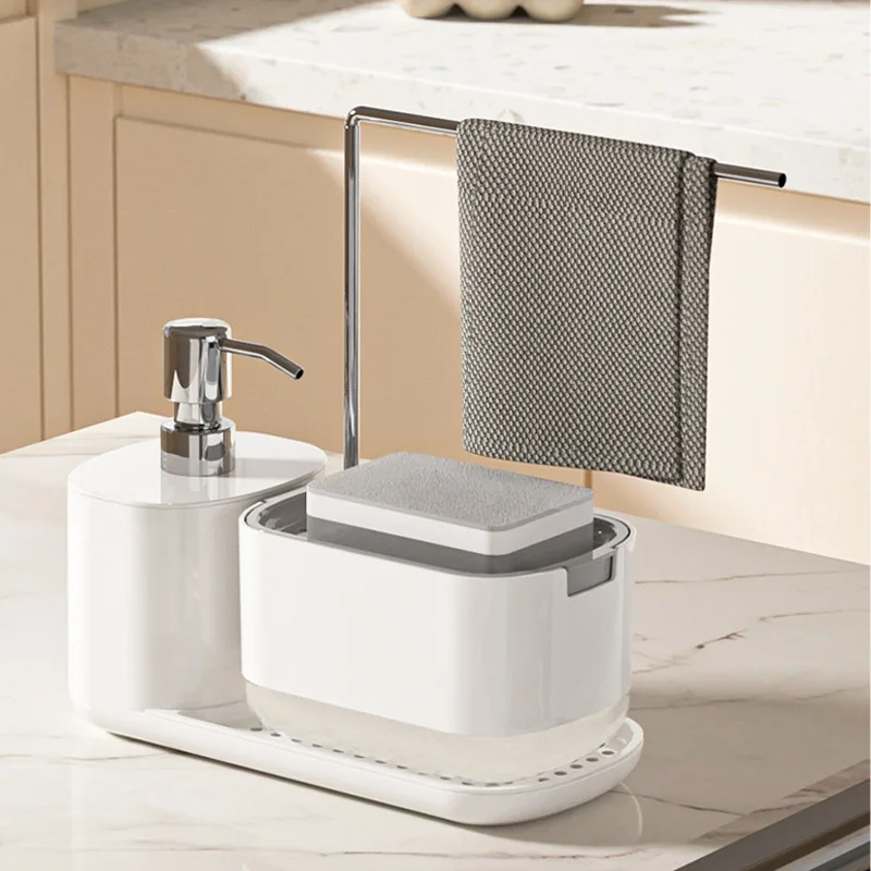 Soap Dispenser With Sponge Hol - Soap Making Liquid avaliação e preço