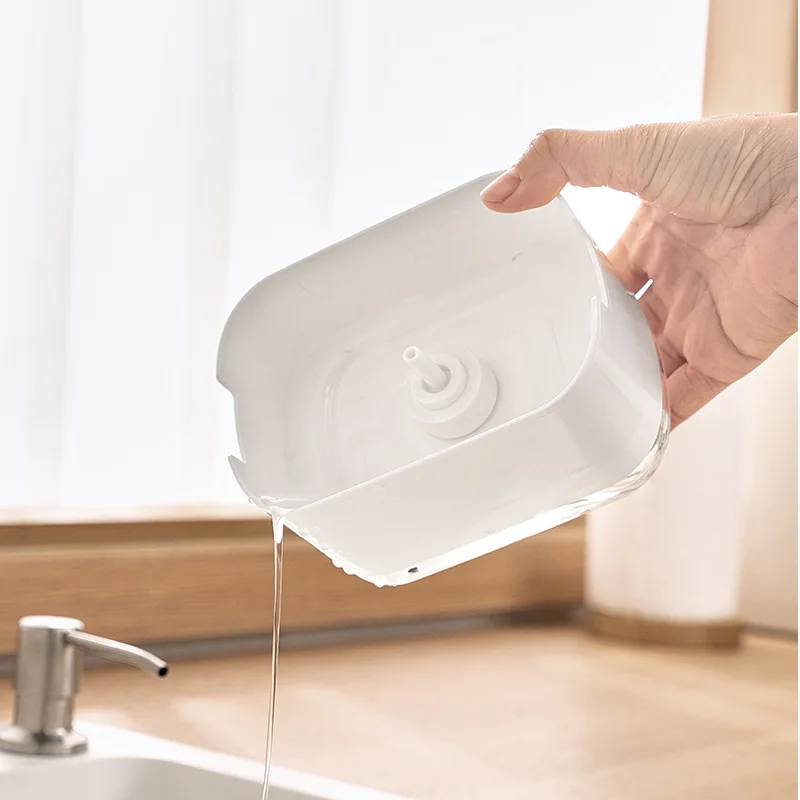 Soap Dispenser With Sponge Hol - Soap Making Liquid avaliação e preço