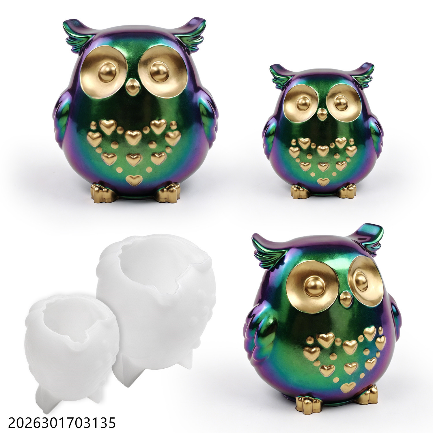Owl Silicone Mold 3D Bird Shap - Soap Making Gloves avaliação e preço