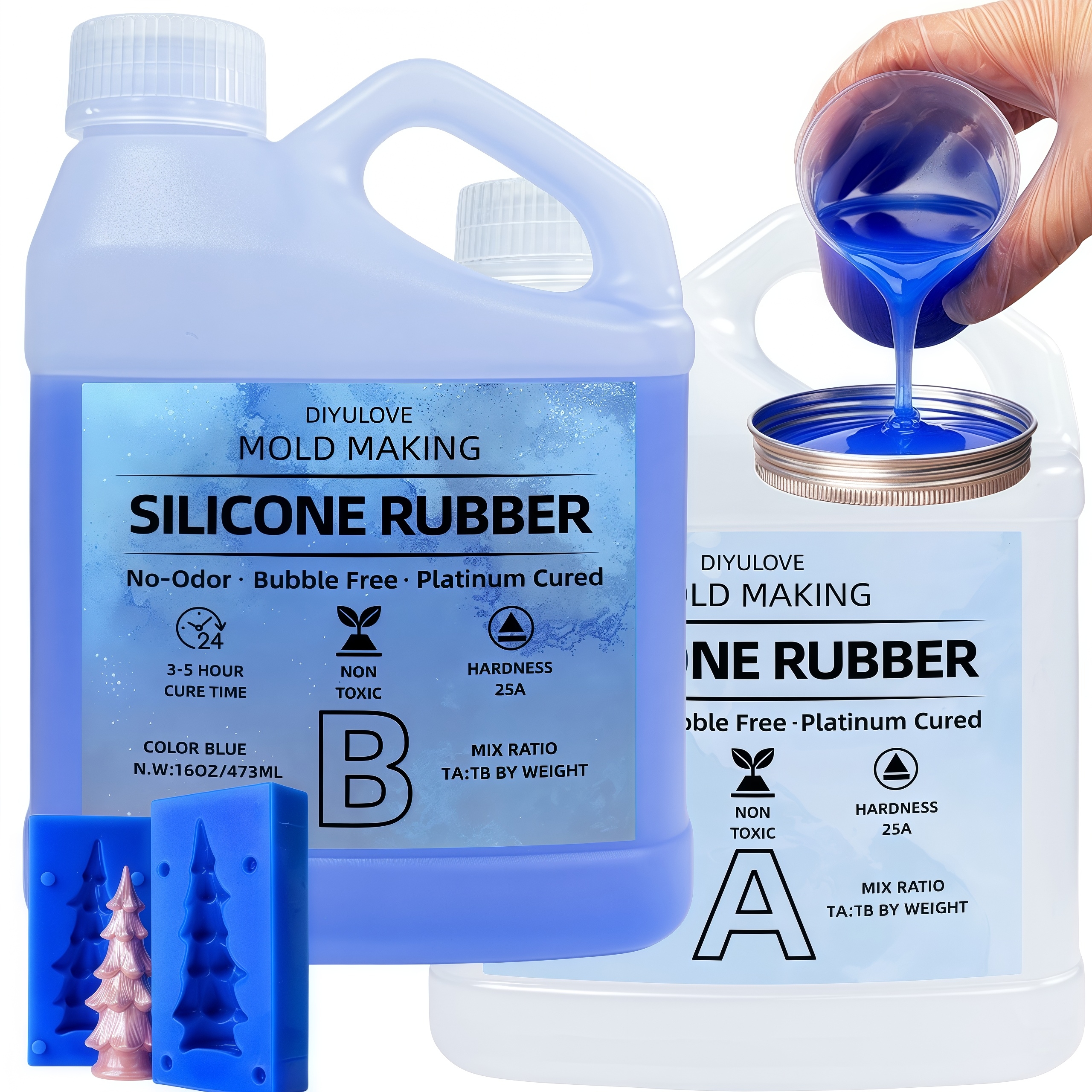 32oz High-Performance Silicone - Soap Making Gloves avaliação e preço
