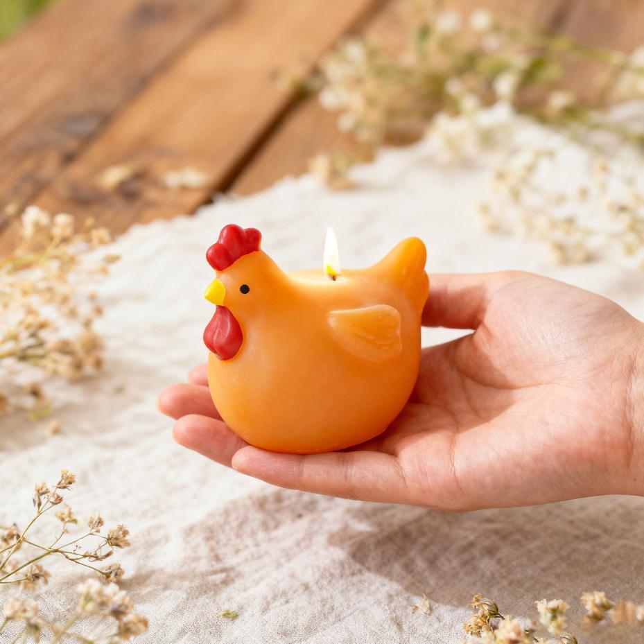 3D Chicken Candle Silicone Mol - Soap Making Home avaliação e preço