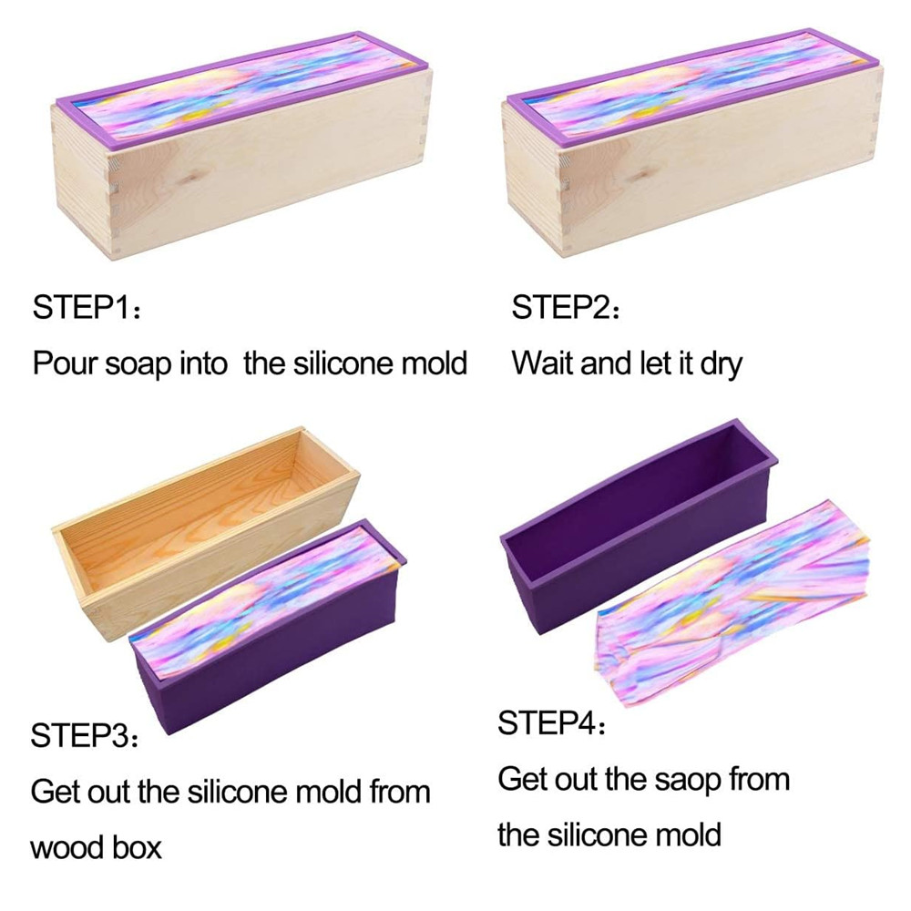1.2L Silicone Soap Molds Kit 4 - Soap Making Book avaliação e preço